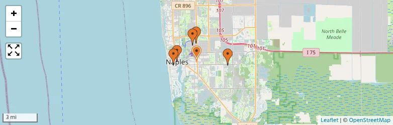 Related schools map
