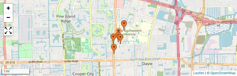Related schools map