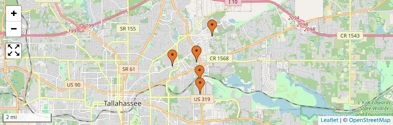Related schools map