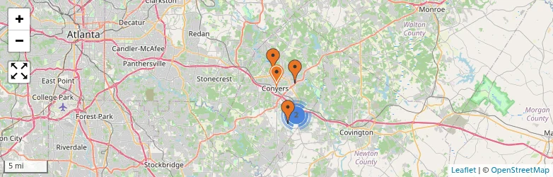 Related schools map