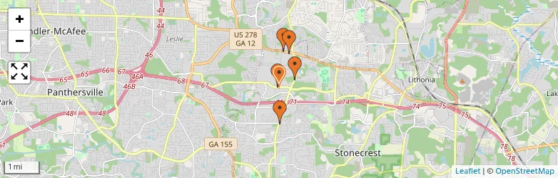 Related schools map