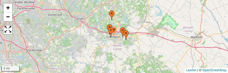 Related schools map
