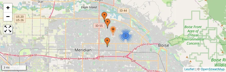 Related schools map