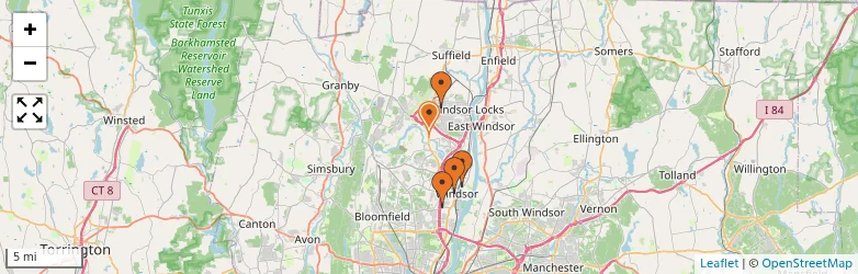 Related schools map