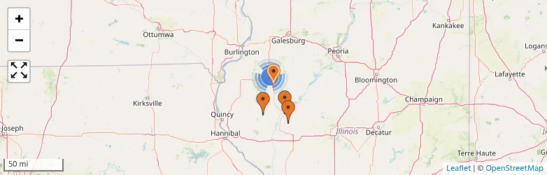 Related schools map