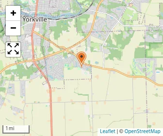 Map of Yorkville Christian High School