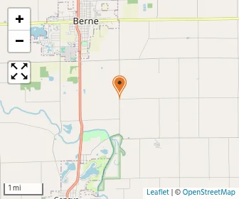 Map of Brookside Amish School