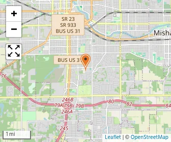 Map of Yeshiva Of South Bend