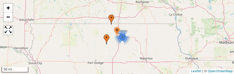 Related schools map