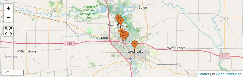 Related schools map