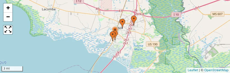 Related schools map