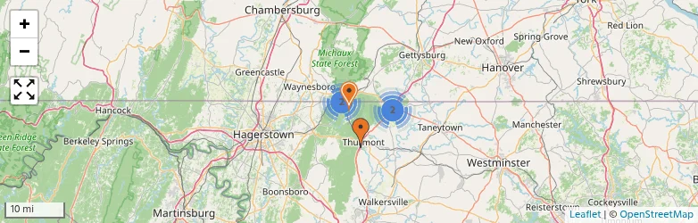 Related schools map