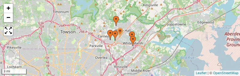 Related schools map