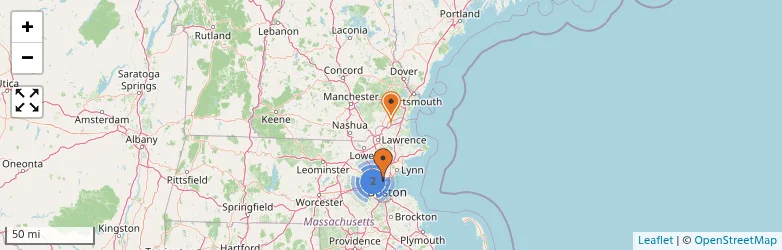 Related schools map