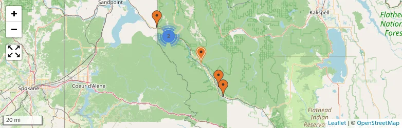 Related schools map