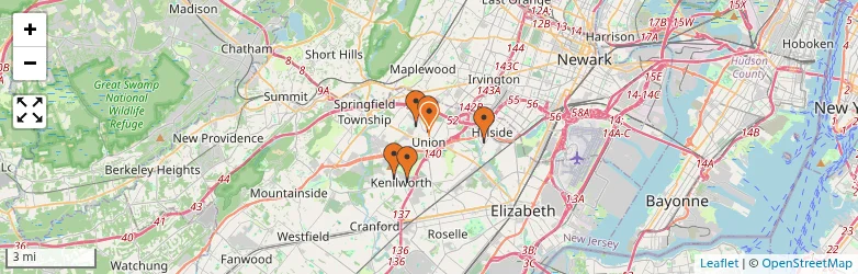 Related schools map
