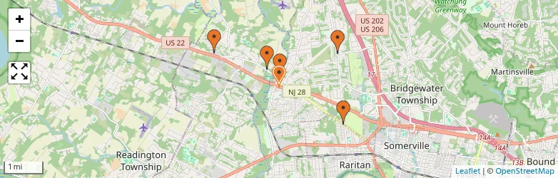 Related schools map