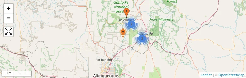 Related schools map