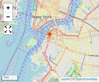Map of Brookyn Heights Jewish Academy