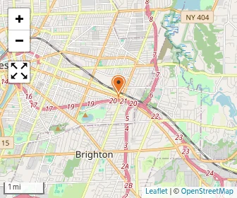 Map of Rochester Classical Academy