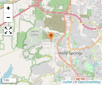 Map of Thales Academy Holly Springs Pre-k-5
