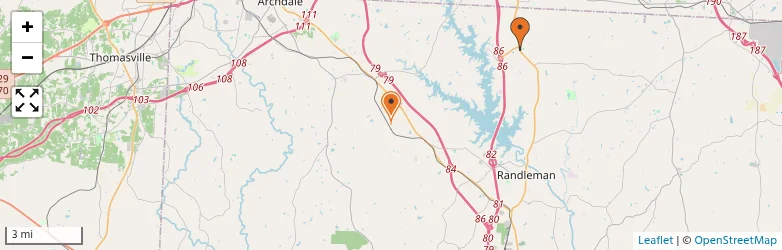 Related schools map