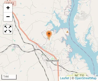 Map of Tillery Christian Academy