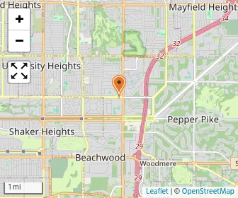 Map of Yeshiva High School Of Cleveland