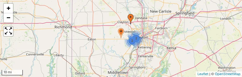 Related schools map