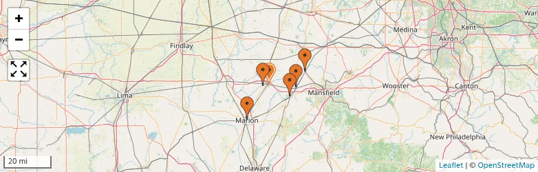 Related schools map