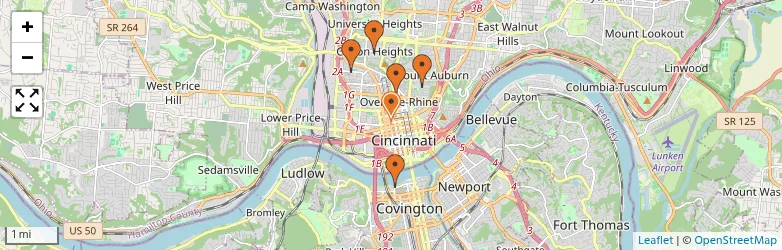 Related schools map