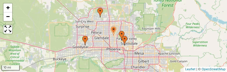 Related schools map