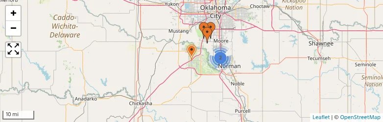 Related schools map