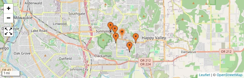 Related schools map