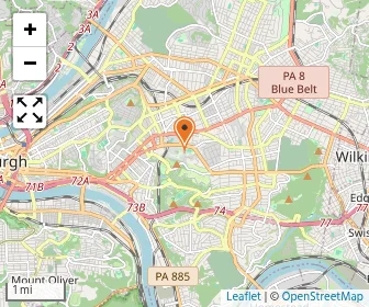 Map of Carnegie Mellon University Children's School