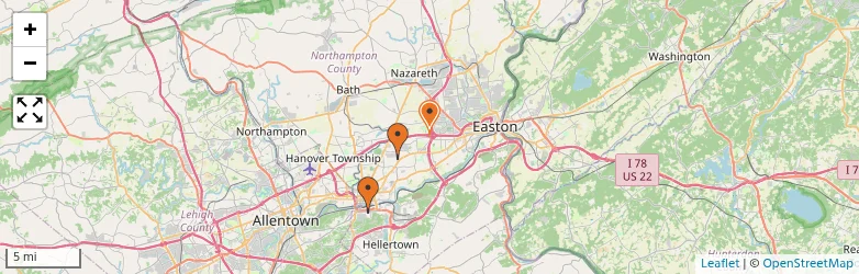 Related schools map