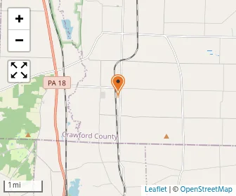 Map of Bridge View Amish School Alan E. Fisher