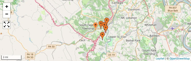 Related schools map