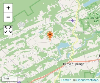 Map of Meadow View Amish School