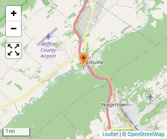 Map of Pine Grove Amish School