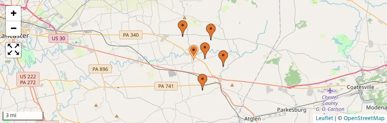 Related schools map