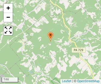 Map of Windy Ridge Amish School