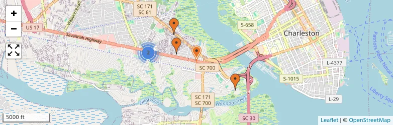 Related schools map