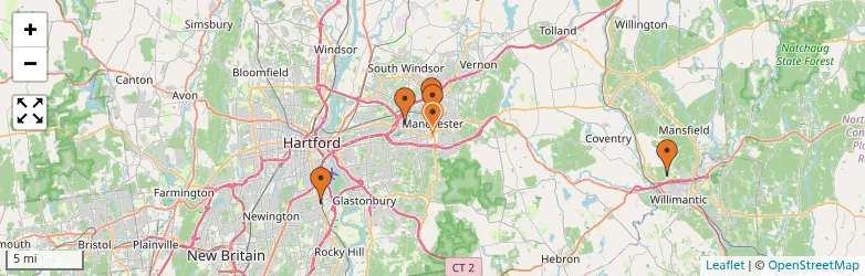 Related schools map