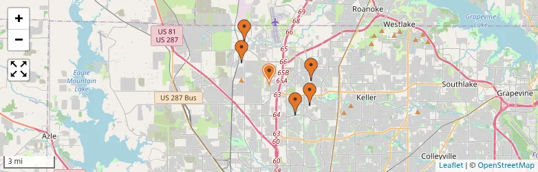 Related schools map
