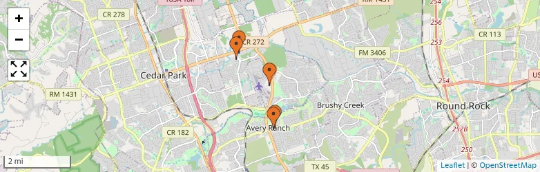 Related schools map
