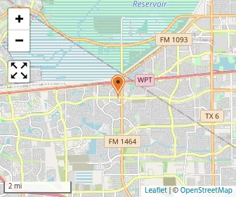 Map of Kids R Kids No. 40 Houston Metro