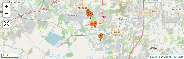 Related schools map