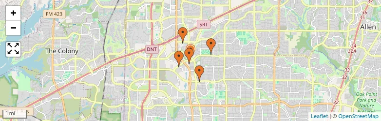 Related schools map