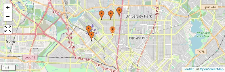 Related schools map
